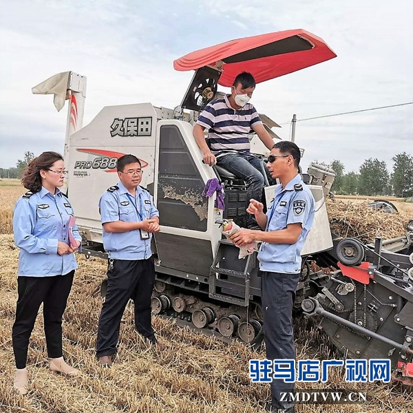 正陽農機監理走進田間地頭護航“三夏”
