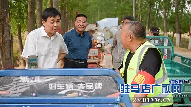 上蔡縣委副書記 縣長李衛明深入部分鄉鎮督導“三夏”生產等工作
