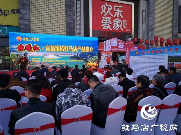 湖北三大名果曉曦紅?宜昌蜜桔駐馬店農超對接產品推介會在歡樂愛家舉行