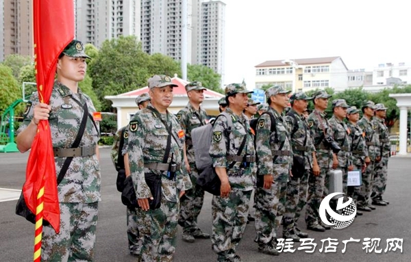 省軍區考評組到驛城區檢查民兵綜合建設工作
