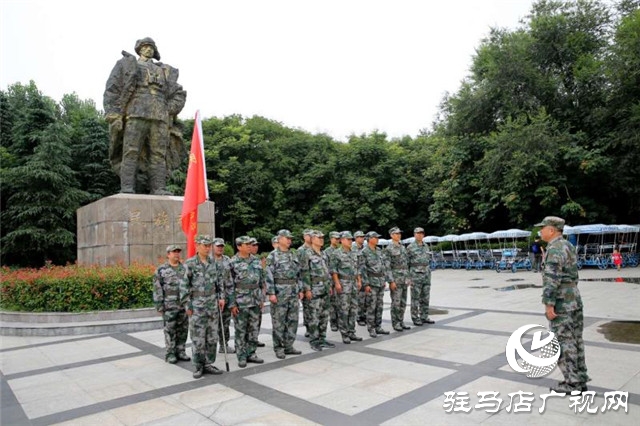 駐馬店市驛城區民兵無人機偵察救援排接受革命軍史教育