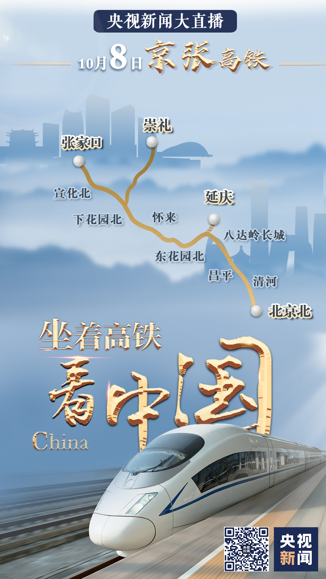 祖國那么大，我們都想去看看！八天八線，坐著高鐵看中國
