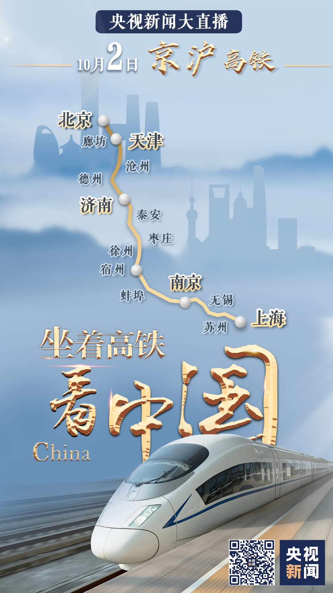 祖國那么大，我們都想去看看！八天八線，坐著高鐵看中國