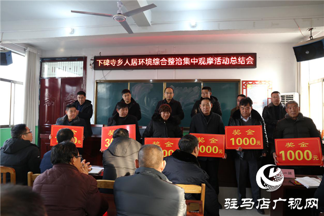 泌陽縣下碑寺鄉扎實開展人居環境綜合整治集中觀摩活動助推脫貧攻堅