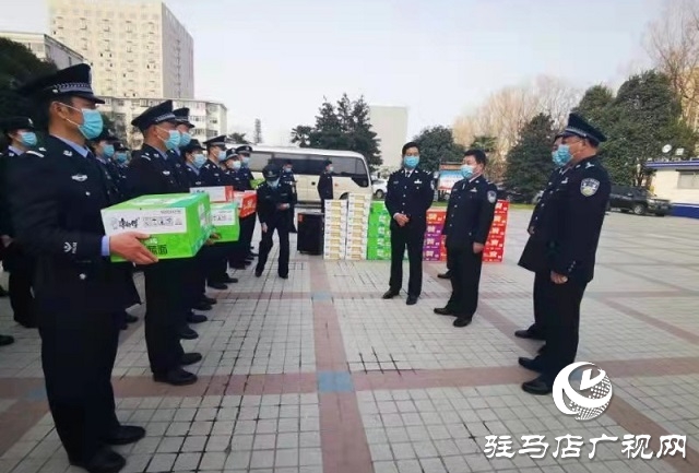 郭智深一行到驛城公安分局開展春節慰問工作