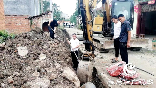 確山縣雙河鎮：學黨史 辦實事 解決群眾排污難