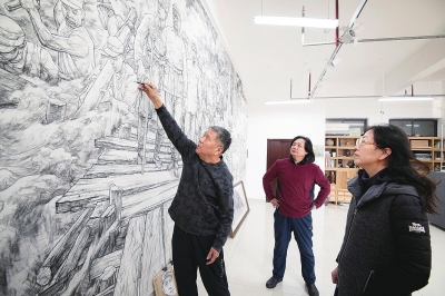 河南畫家兩幅作品入展中國共產黨歷史展覽館