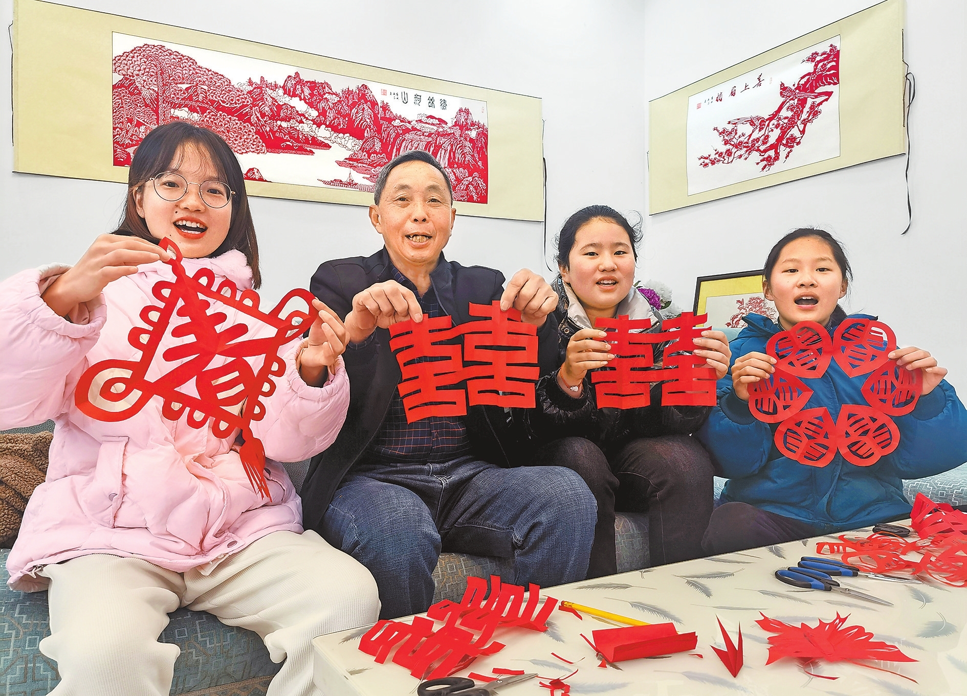 剪紙迎新春