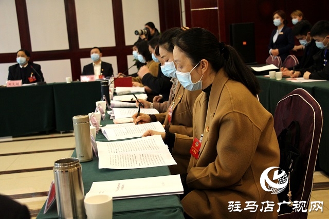 市政協四屆八次會議分組討論