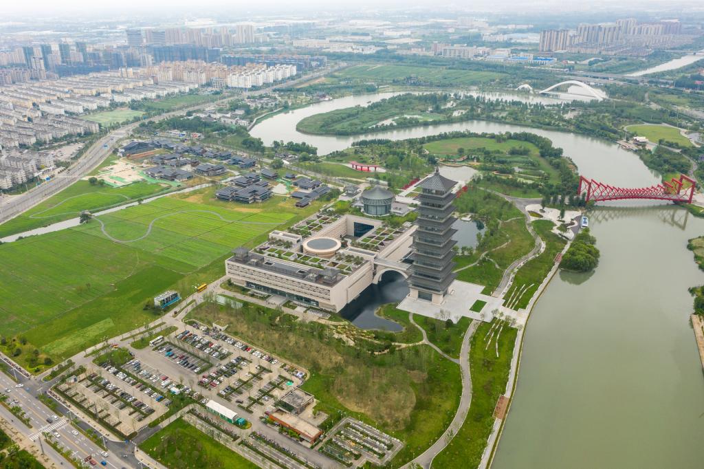 奮進新征程 建功新時代·偉大變革丨看，運河原點最美“天際風景線”