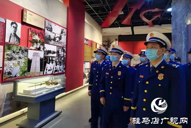 駐馬店市消防救援支隊高新區大隊開展緬懷革命先烈活動