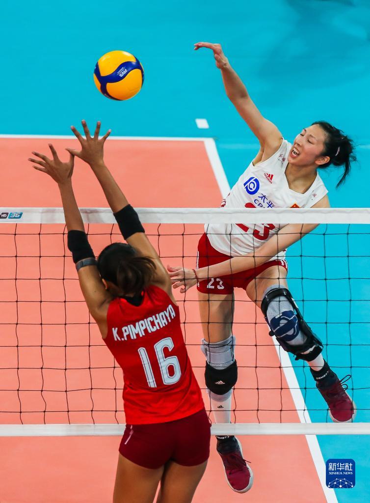 中國女排戰勝泰國隊晉級亞洲杯決賽