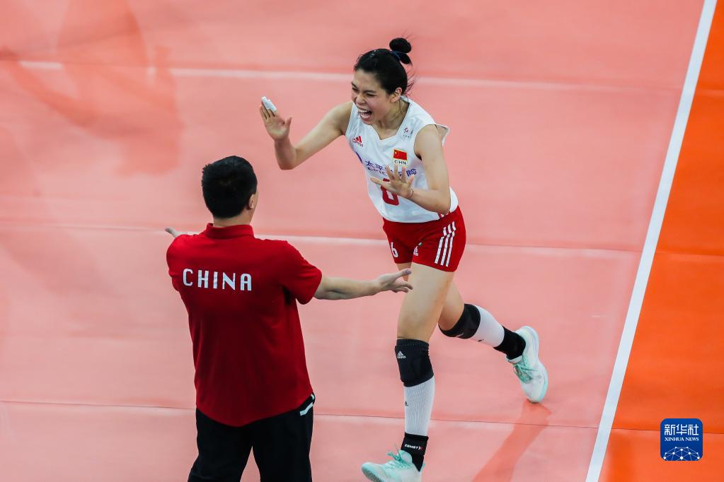 中國女排戰勝泰國隊晉級亞洲杯決賽