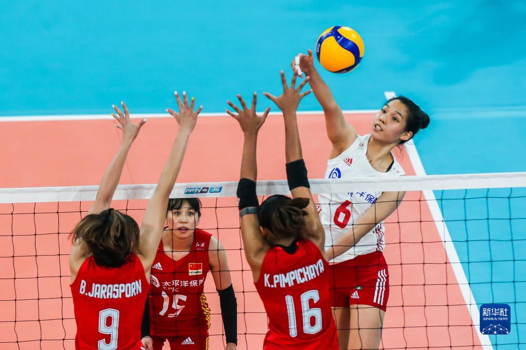 中國女排戰勝泰國隊晉級亞洲杯決賽