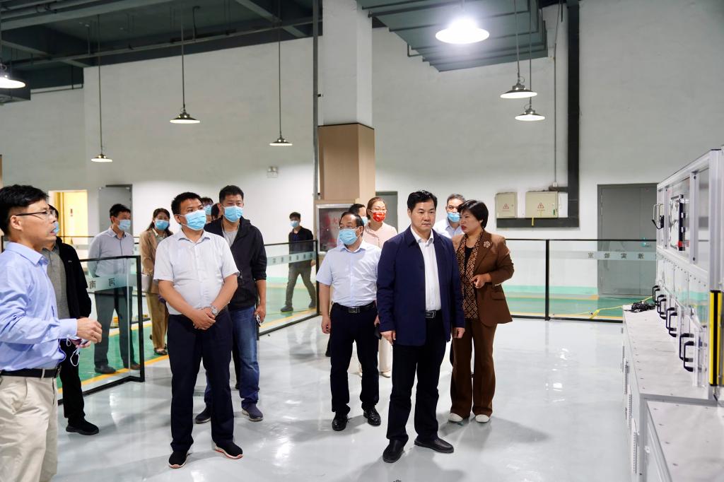 駐馬店職業技術學院考察團深入調研科技產業學院暨河南省黃淮實驗室建設情況