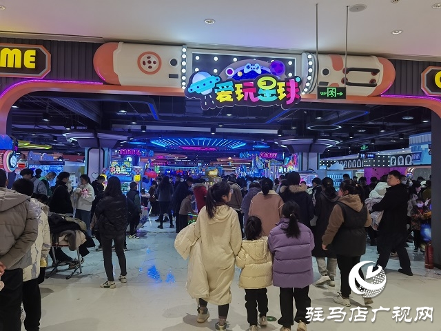 駐馬店：春節假期商場人氣旺