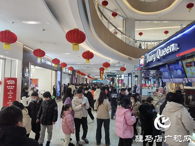 駐馬店：春節假期商場人氣旺