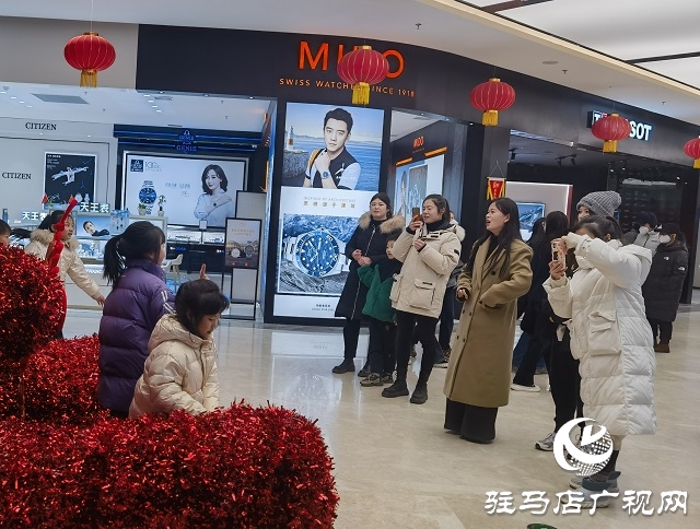 駐馬店：春節假期商場人氣旺