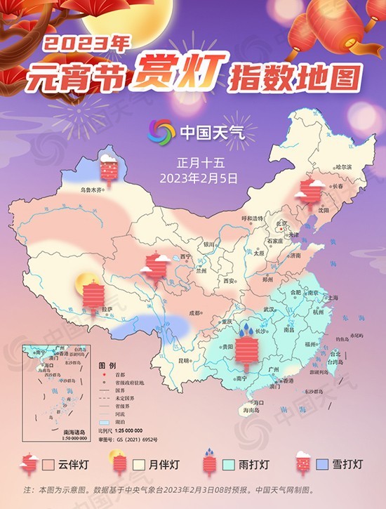 2023元宵節賞燈地圖出爐 一起去看哪里月伴燈哪里雪打燈