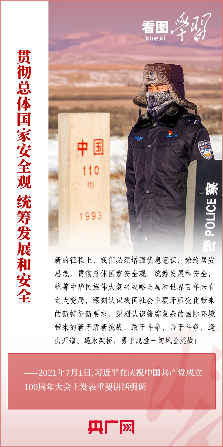 看圖學習丨貫徹總體國家安全觀 統籌發展和安全