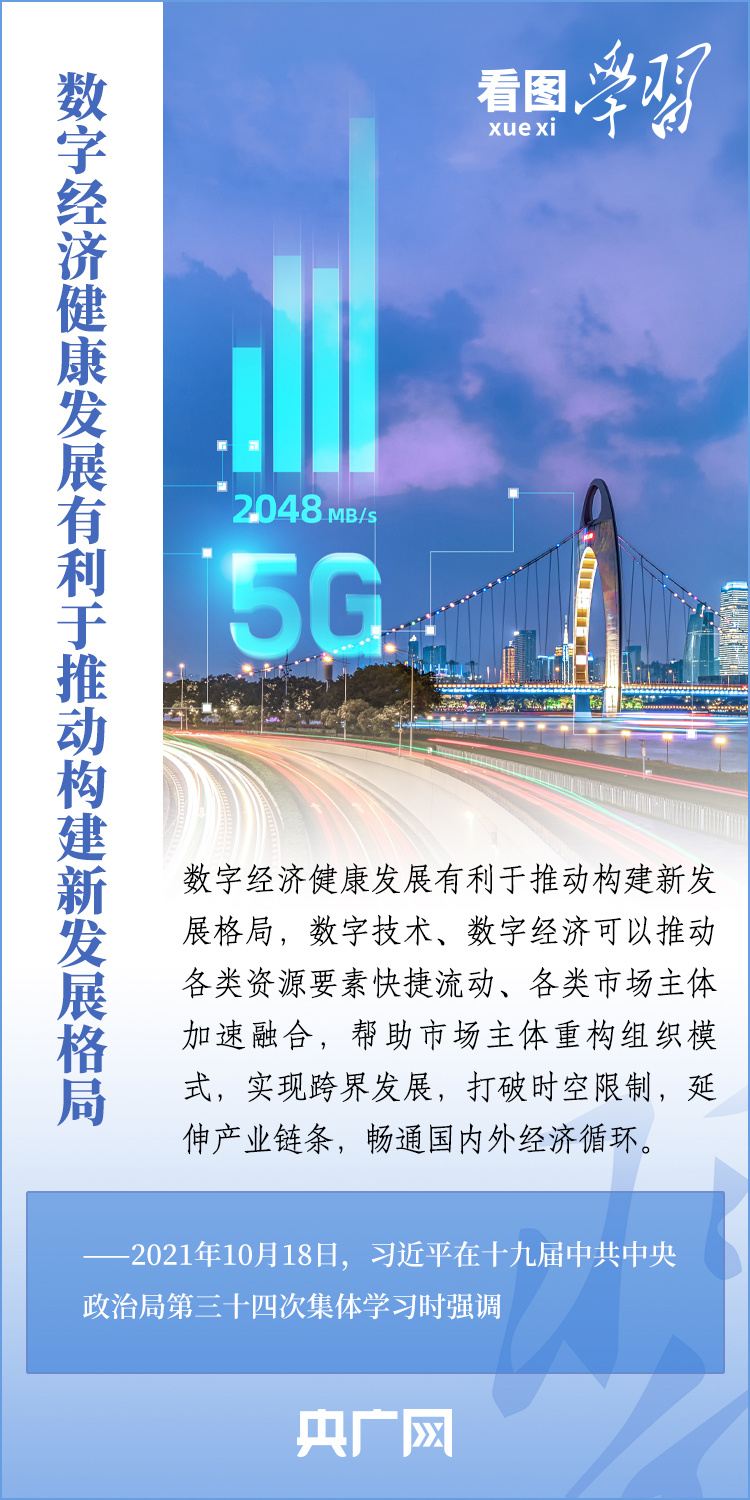 看圖學習｜數字經濟事關國家發展大局
