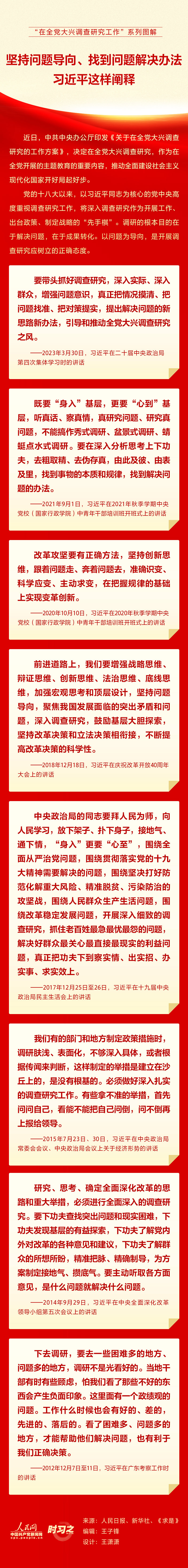 堅持問題導向、找到問題解決辦法 習近平這樣闡釋