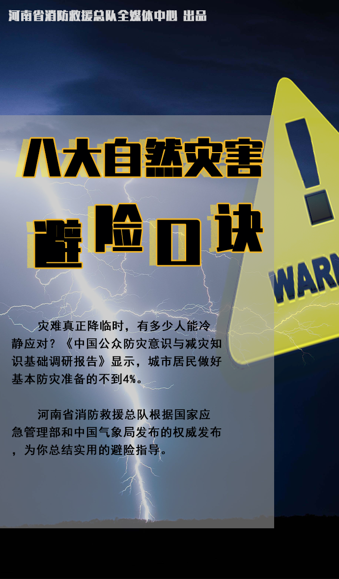 防災減災宣傳周開啟！這些知識必須知道！