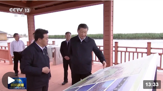 習近平在內蒙古巴彥淖爾考察并主持召開加強荒漠化綜合防治和推進“三北”等重點生態工程建設座談會時強調 .png