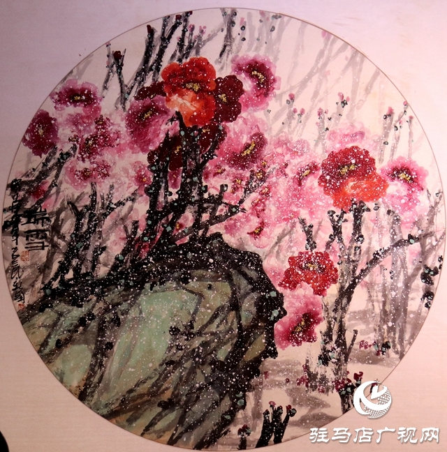 汝南縣板店鄉：鄉村畫展引客來