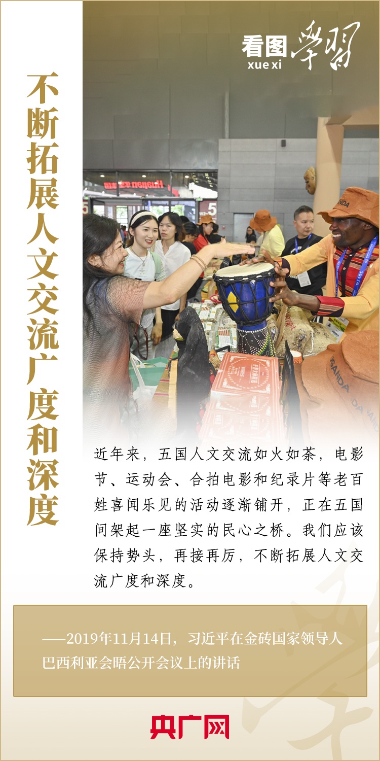看圖學習 | 金磚國家是守望相助的大家庭、合作共贏的好伙伴