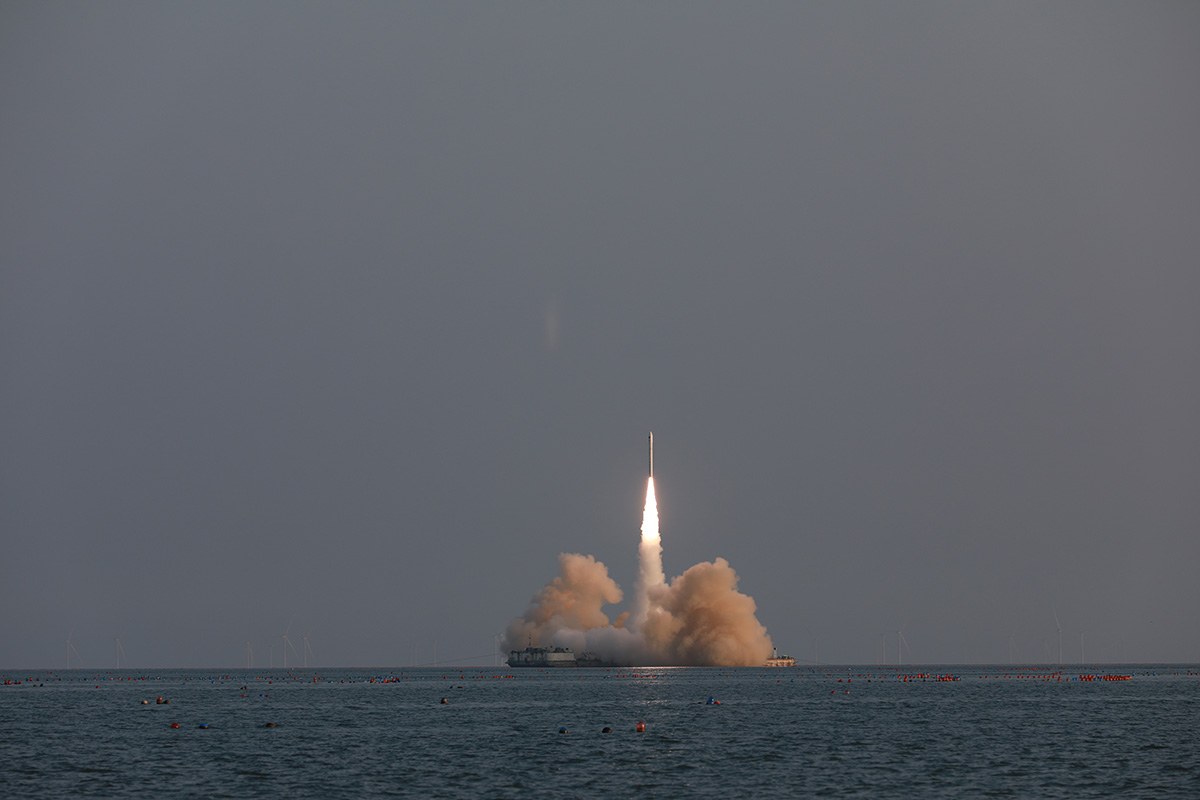 谷神星一號海射型運載火箭成功發射
