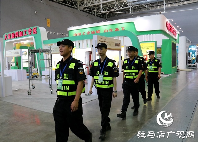 駐馬店農洽會展館 展區搭建已接近尾聲