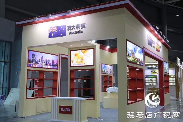 駐馬店農洽會展館 展區搭建已接近尾聲