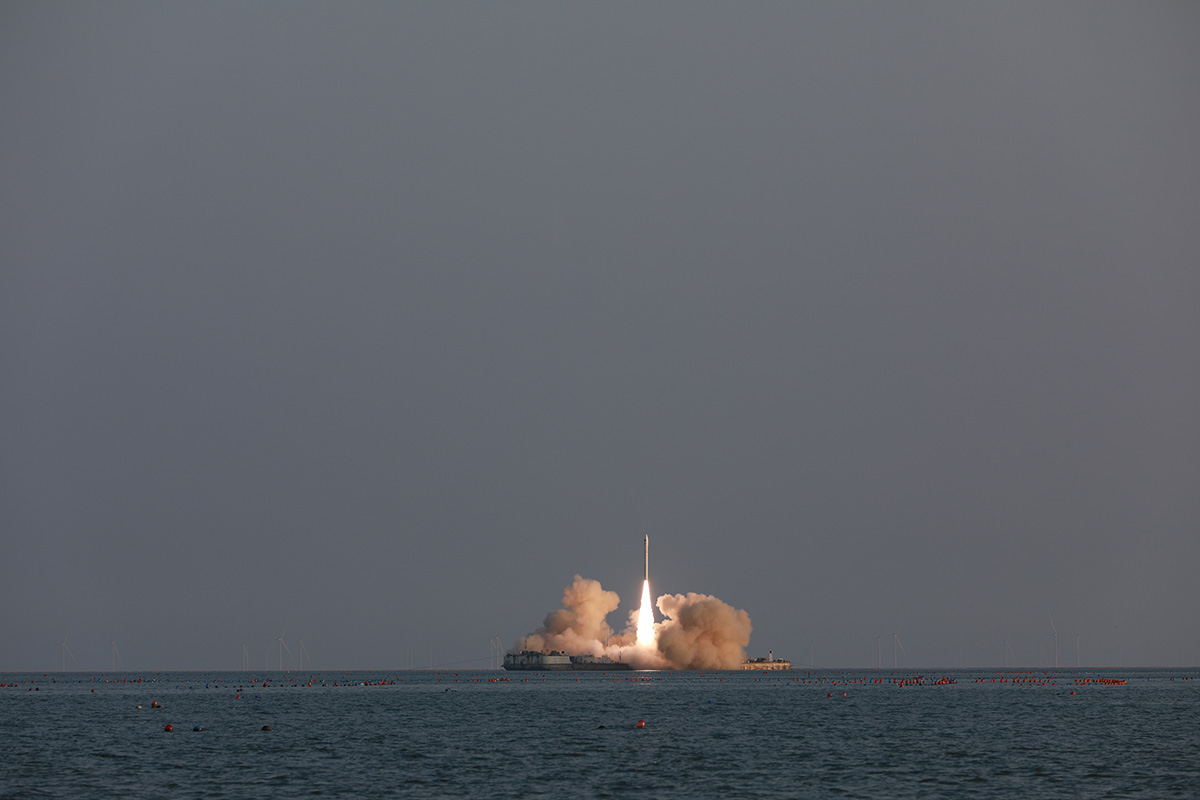 谷神星一號海射型運載火箭成功發射