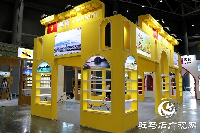 駐馬店農洽會展館 展區搭建已接近尾聲