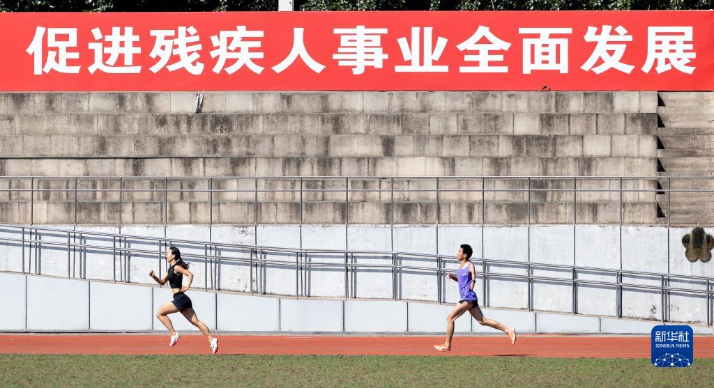 中國運動員備戰杭州亞殘運會