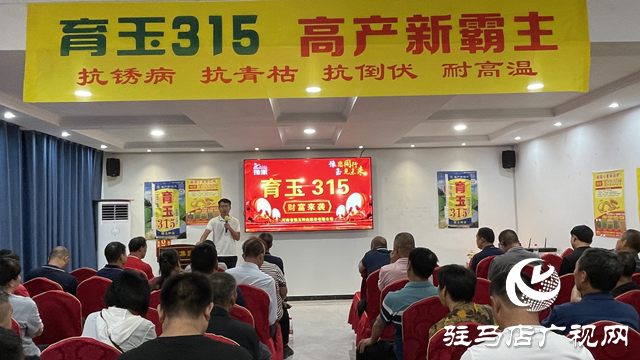 玉米新品種育玉315現場觀摩會在駐馬店召開