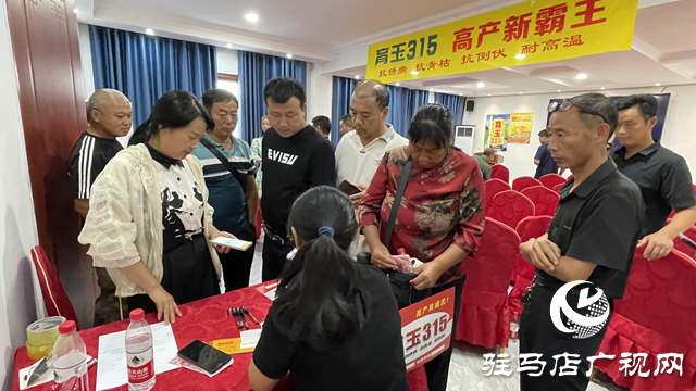 玉米新品種育玉315現場觀摩會在駐馬店召開