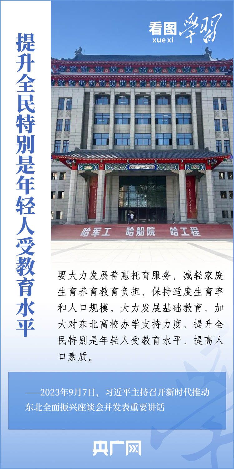 看圖學習丨以人口高質量發展支撐東北全面振興