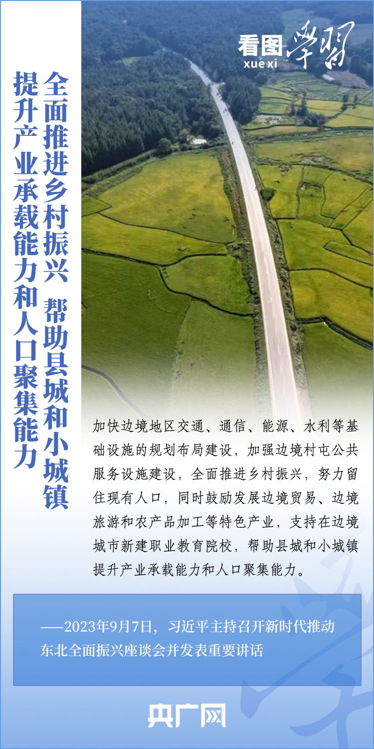 看圖學習丨以人口高質量發展支撐東北全面振興