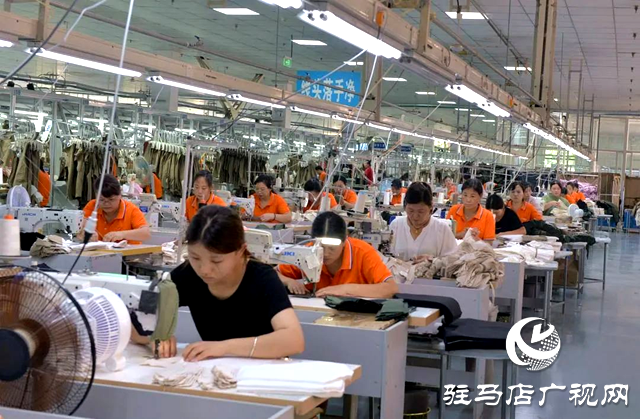 新蔡縣紡織服裝產業穩健前行