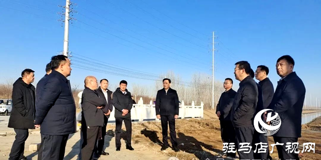 侯公濤督導調研南水北調供水及西平縣大健康產業園區項目情況