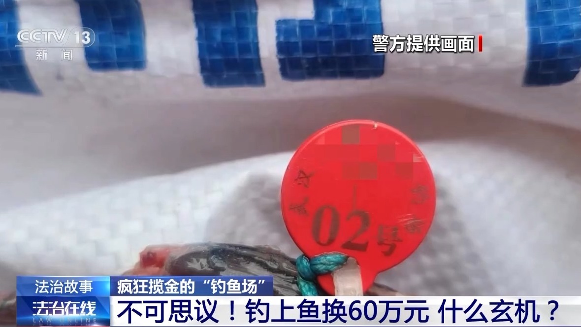 一條魚價值60萬元？釣魚場變“賭場” 警方抓獲86人