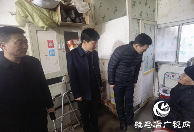 駐馬店退役軍人事務局到正陽縣慰問部分優撫對象
