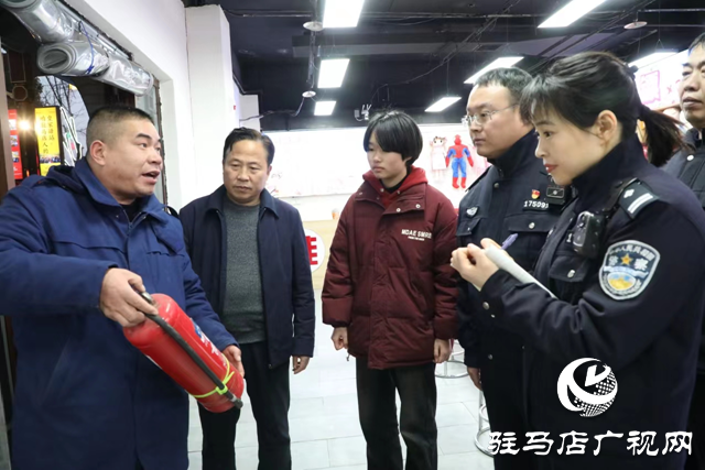 檢查皇家驛站消防安全 為景區春節旅游平安加碼