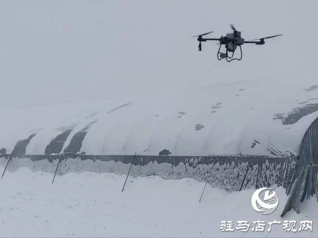 無人機助力農業大棚除雪