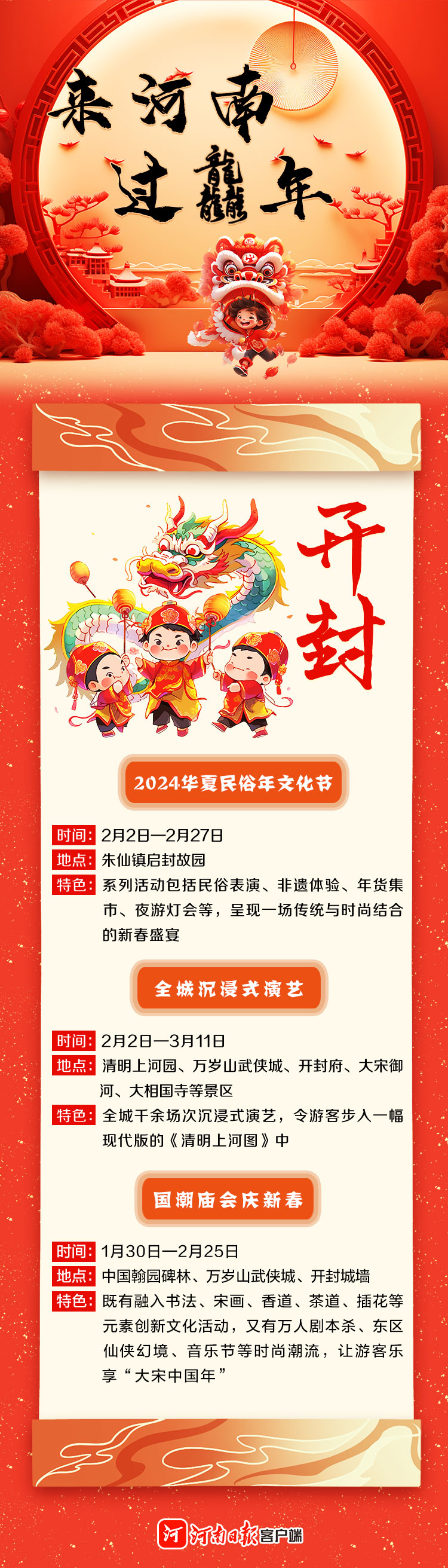 來河南 過龘年 ①丨精彩紛呈！看中原各地咋“鬧春”