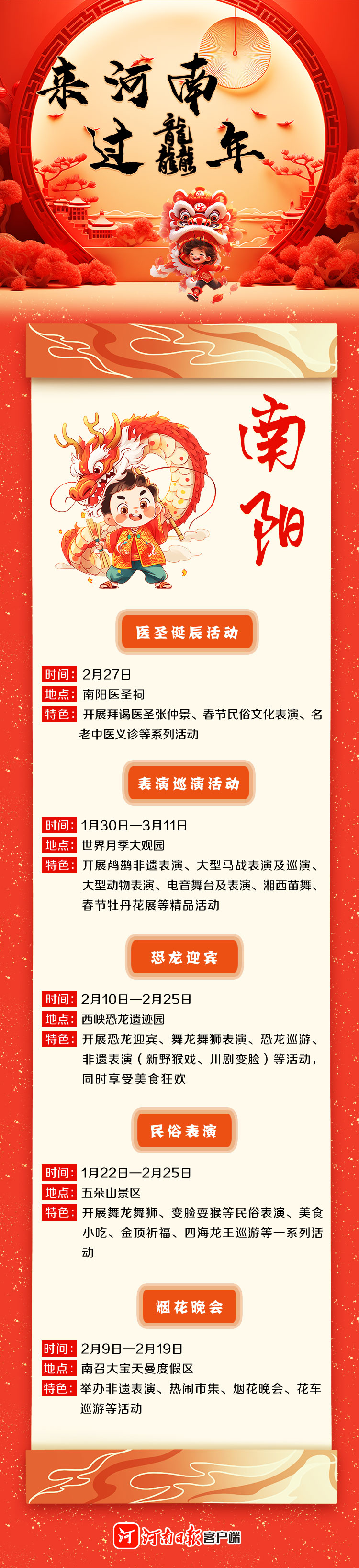 來河南 過龘年 ①丨精彩紛呈！看中原各地咋“鬧春”