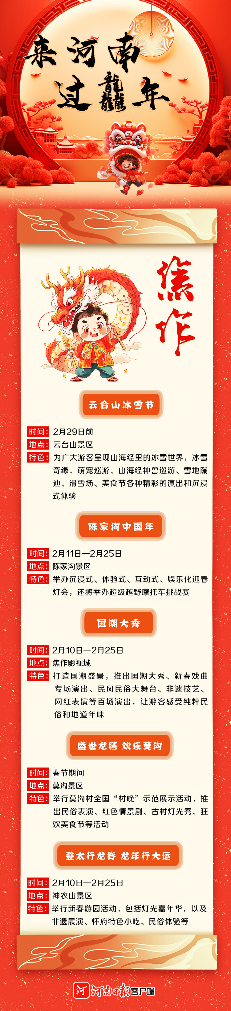 來河南 過龘年 ①丨精彩紛呈！看中原各地咋“鬧春”
