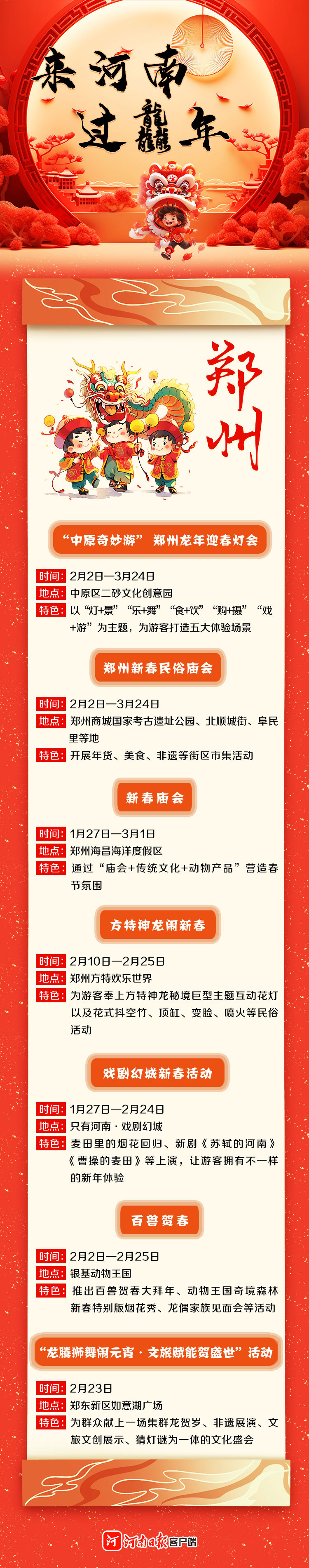 來河南 過龘年 ①丨精彩紛呈！看中原各地咋“鬧春”